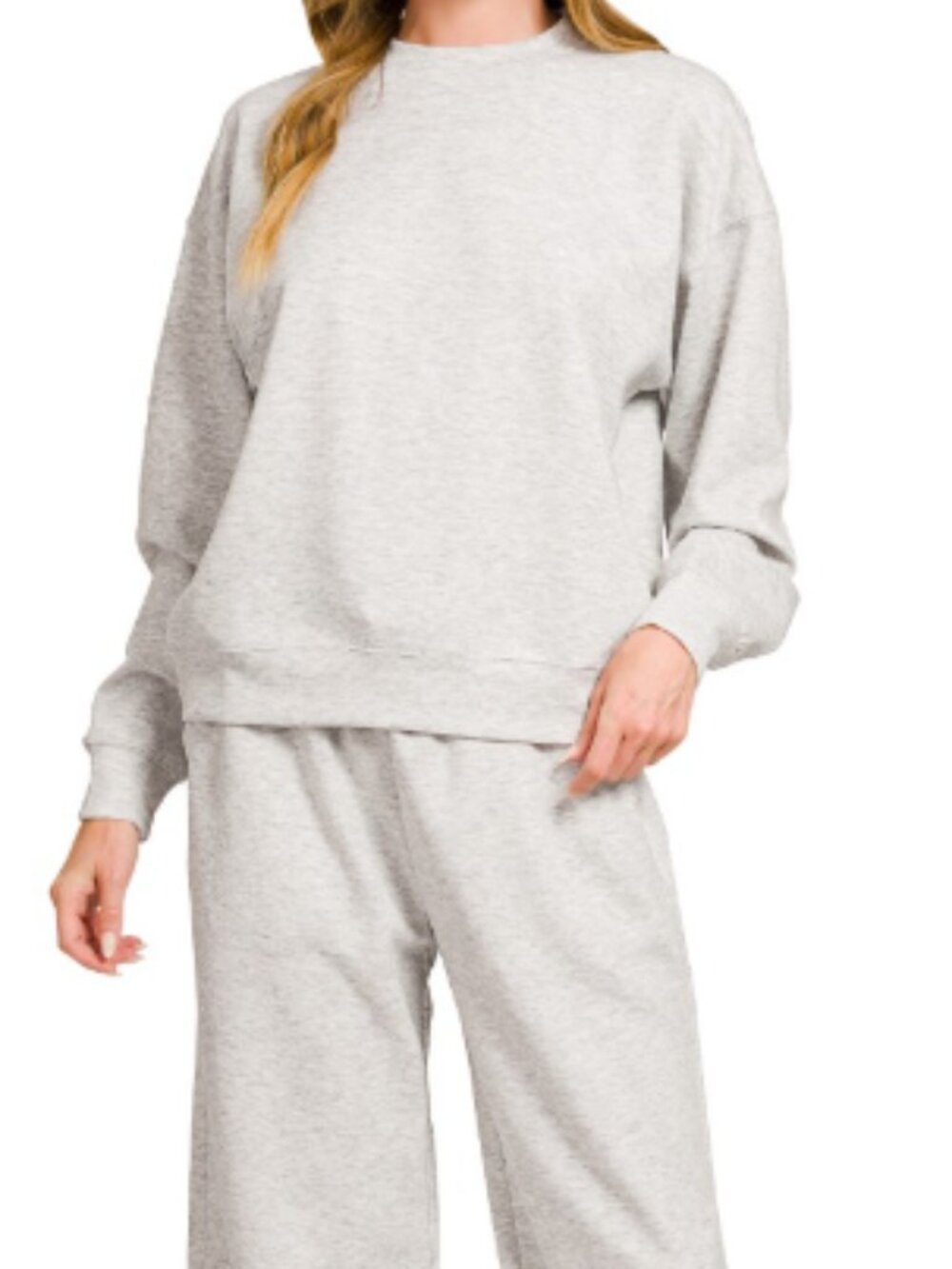 Zenana-Scuba Crewneck Pullover sweatshirt